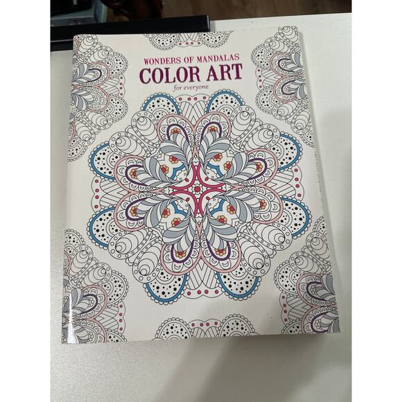 2 color Art, & 2 color & Create adult coloring books. A 4 pk.  Relaxing and fun. - Picture 6 of 10